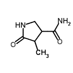 CAS#: 107610-63-9， 4-Methyl-5-Oxo-3-Pyrrolidinecarboxamide