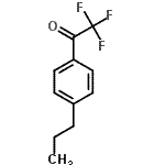 结构式 CAS# 107713-67-7, 2,2,2-三氟-1-(4-丙基苯基)乙酮