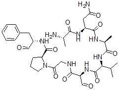 CAS#: 107729-99-7， (2S)-2-[[(2S)-2-Aminopropanoyl]Amino]-N-[(2S)-1-[[(2S)-1-[[(2S)-1,3-Dioxo-1-[[2-Oxo-2-[(2S)-2-[[(2S)-1-Oxo-3-Phenylpropan-2-Yl]Carbamoyl]Pyrrolidin-1-Yl]Ethyl]Amino]Propan-2-Yl]Amino]-3-Methyl-1-Oxobutan-2-Yl]Amino]-1-Oxopropan-2-Yl]Butanediamide