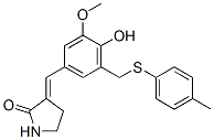 CAS#: 107788-15-8， (3E)-3-[[4-Hydroxy-3-Methoxy-5-[(4-Methylphenyl)Sulfanylmethyl]Phenyl]Methylidene]Pyrrolidin-2-One