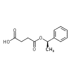 CAS#: 107832-33-7， 4-Oxo-4-[(1R)-1-Phenylethoxy]Butanoic Acid