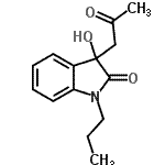 CAS#: 107864-79-9， 3-Hydroxy-3-(2-Oxopropyl)-1-Propyl-1,3-Dihydro-2H-Indol-2-One