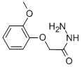 结构式 CAS# 107967-88-4, 2-(2-甲氧基苯氧基)乙酰肼