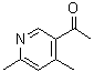 结构式 CAS# 108028-67-7, 1-(4,6-二甲基-3-吡啶基)乙酮