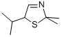 CAS#: 108284-85-1， 2,2-Dimethyl-5-Propan-2-Yl-5H-1,3-Thiazole