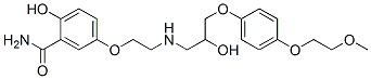 CAS#: 108289-44-7， 2-hydroxy-5-(2-((2-hydroxy-3-(4-(2-methoxyethoxy)phenoxy)propyl)amino)ethoxy)-Benzamide monomethanesulfonate (salt)