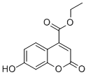 structure of CAS# 1084-45-3, 7-Hydroxy-2-Oxo-2H-1-Benzopyran-4-carboxylic Acid Ethyl Ester;ETHYL 7-HYDROXYCOUMARIN-4-CARBOXYLATE