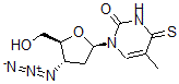 CAS#: 108441-45-8， 1-[(2R,4S,5S)-4-Azido-5-(Hydroxymethyl)Oxolan-2-Yl]-5-Methyl-4-Sulfanylidenepyrimidin-2-One