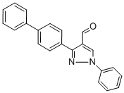 structure of CAS# 108446-64-6, 3-[1,1'-Biphenyl]-4-Yl-1-Phenyl-1H-Pyrazole-4-Carboxaldehyde;Zinc02584086