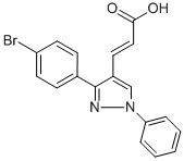CAS#: 108446-73-7， (E)-3-[3-(4-Bromophenyl)-1-Phenylpyrazol-4-Yl]Prop-2-Enoate
