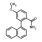 CAS#: 108717-14-2， 4-Methoxy-2-(1-Naphthyl)Benzamide