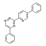 CAS#: 108775-05-9， 5-Phenyl-3-(5-Phenyl-2-Pyridinyl)-1,2,4-Triazine