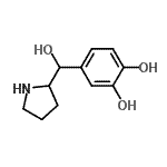 CAS#: 108930-01-4， 4-[Hydroxy(2-Pyrrolidinyl)Methyl]-1,2-Benzenediol