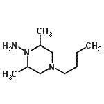 CAS#: 109055-77-8， 4-Butyl-2,6-Dimethyl-1-Piperazinamine