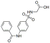 CAS#: 109065-69-2， N-(((4-Benzoylamino)Phenyl)Sulfonyl)Glycine