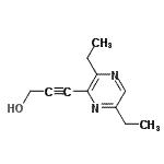 CAS#: 109191-89-1， 3-(3,6-Diethyl-2-Pyrazinyl)-2-Propyn-1-Ol
