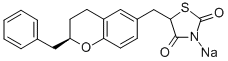 CAS#: 109229-57-4， Sodium 4-Oxo-5-[[2-(Phenylmethyl)Chroman-6-Yl]Methyl]-1,3-Thiazol-2-Olate