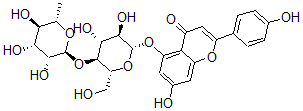 CAS#: 109232-76-0， 5-[(2S,3R,4R,5S,6R)-3,4-Dihydroxy-6-(Hydroxymethyl)-5-[(2S,3R,4R,5R,6S)-3,4,5-Trihydroxy-6-Methyloxan-2-Yl]Oxyoxan-2-Yl]Oxy-7-Hydroxy-2-(4-Hydroxyphenyl)Chromen-4-One