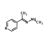 CAS#: 109374-07-4， 4-[(1E)-N-Methylethanehydrazonoyl]Pyridine