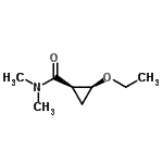 CAS#: 109459-25-8， (1R,2S)-2-Ethoxy-N,N-Dimethylcyclopropanecarboxamide