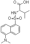 structure of CAS# 1098-50-6, N-{[5-(Dimethylamino)-1-Naphthyl]Sulfonyl}-L-Valine;5-Dimethylaminonaphthalene-1-sulfonyl-L-valine;DL-valine, dansyl-