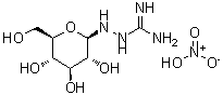 CAS#: 109853-81-8， N1-beta-D-Glucopyranosylamino-Guanidine nitrate