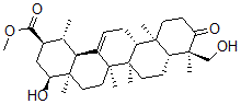 CAS#: 109974-22-3， 3-Oxo-22,23-dihydroxyurs-12-en-30-oic acid methyl ester