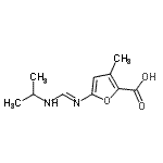 CAS#: 110190-01-7， 5-{(E)-[(Isopropylamino)Methylene]Amino}-3-Methyl-2-Furoic Acid