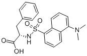 structure of CAS# 1104-36-5, 2-[(5-Dimethylaminonaphthalen-1-Yl)Sulfonylamino]-3-Phenylpropanoic Acid;2-[(5-Dimethylamino-1-Naphthyl)Sulfonylamino]-3-Phenyl-Propanoic Acid;2-[(5-Dimethylamino-1-Naphthyl)Sulfonylamino]-3-Phenylpropanoic Acid;2-[(5-Dimethylamino-1-Naphthyl)Sulfonylamino]-3-Phenyl-Propionic Acid
