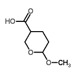 CAS#: 110407-56-2， 6-Methoxytetrahydro-2H-Pyran-3-Carboxylic Acid