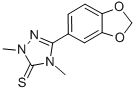 CAS#: 110623-40-0， 5-(1,3-Benzodioxol-5-Yl)-2,4-Dimethyl-1,2,4-Triazole-3-Thione