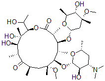 CAS#: 110671-78-8， 14-Hydroxy-6-O-methylerythromycin