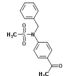 CAS#: 110698-70-9， N-(4-Acetylphenyl)-N-Benzylmethanesulfonamide