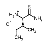 CAS#: 111013-76-4， (2S)-1-Amino-3-Methyl-1-Thioxo-2-Pentanaminium Chloride