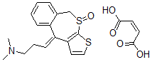 CAS#: 11119-54-3， 4-(3-Dimethylaminopropylidene)-4,9-dihydrothieno(2,3-b)benzo(e)thiepin-10-oxide maleate