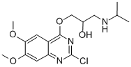CAS#: 111218-76-9， 1-(2-Chloro-6,7-Dimethoxyquinazolin-4-Yl)Oxy-3-(Propan-2-Ylamino)Propan-2-Ol