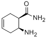 structure of CAS# 111302-96-6, (1R,6S)-rel-6-Amino-3-Cyclohexene-1-Carboxamide;[(1S,6R)-6-Carbamoyl-1-Cyclohex-3-Enyl]Ammonium;[(1S,6R)-6-Aminocarbonyl-1-Cyclohex-3-Enyl]Azanium;Zinc04262537