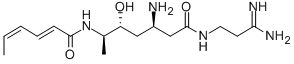CAS#: 111337-85-0， (3R,5R,6R)-3-Amino-N-(3-Amino-3-Iminopropyl)-6-[[(2E,4Z)-Hexa-2,4-Dienoyl]Amino]-5-Hydroxyheptanamide