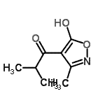CAS#: 111461-02-0， 1-(5-Hydroxy-3-Methyl-1,2-Oxazol-4-Yl)-2-Methyl-1-Propanone