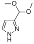结构式 CAS# 111573-59-2, 3-(二甲氧基甲基)-1H-吡唑