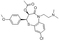 CAS#: 111659-76-8， 3-(Acetyloxy)-8-Chloro-5-[2-(Dimethylamino)Ethyl]-2,3-Dihydro-2-(4-Methoxyphenyl)-1,5-Benzothiazepin-4(5H)-One