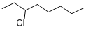 structure of CAS# 1117-79-9, 3-Chlorooctane;Octane, 3-Chloro-