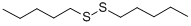 structure of CAS# 112-51-6, Di-n-Amyl Disulfide;1-Amyldisulfanylpentane;Disulfides, C5-12-Alkyl