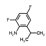 CAS#: 112121-88-7， 2,4-Difluoro-6-Isopropyl-Aniline
