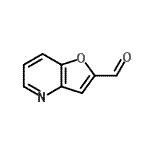 structure of CAS# 112372-05-1, Furo[3,2-b]Pyridine-2-Carbaldehyde;MFCD11520384