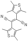 结构式 CAS# 112440-46-7, (2E)-2,3-二(2,4,5-三甲基-3-噻吩基)-2-丁烯二腈