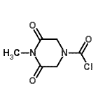 CAS#: 112489-86-8， 4-Methyl-3,5-Dioxo-1-Piperazinecarbonyl Chloride