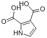 structure of CAS# 1125-32-2, 1H-Pyrrole-2,3-Dicarboxylic Acid;Pyrrole-2,3-Dicarboxylic Acid