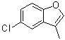 结构式 CAS# 1125-41-3, 5-氯-3-甲基-1-苯并呋喃
