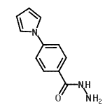 结构式 CAS# 112575-84-5, 4-(1H-吡咯-1-基)苯甲酰肼